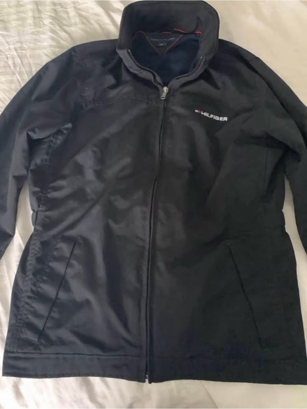 Tommy Hilfiger Black Women's Utility Zip Jacket